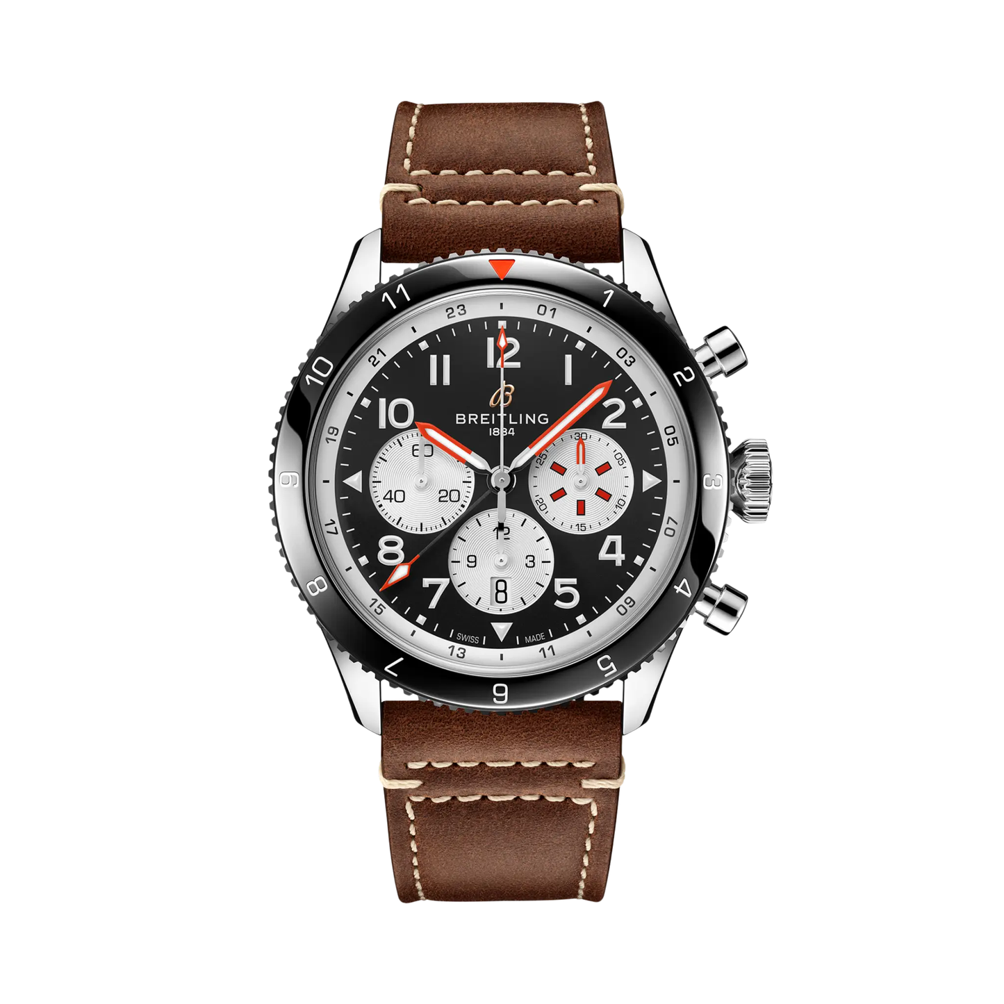 Pre-Owned Breitling Super AVI B04 Chronograph GMT Mosquito - YB04451A1B1X1