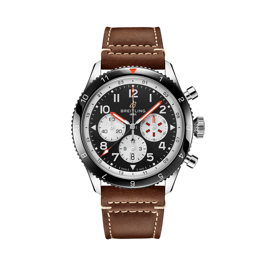 Pre-Owned Breitling Super AVI B04 Chronograph GMT Mosquito - YB04451A1B1X1