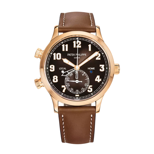 Pre-Owned Patek Philippe Calatrava Pilot Travel Time - 5524R-001