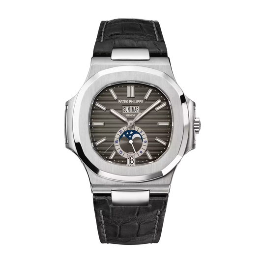 Pre-Owned Patek Philippe Nautilus Annual Calendar Moon Phases - 5726A-001